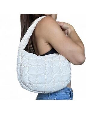 COS White Quilted Bag